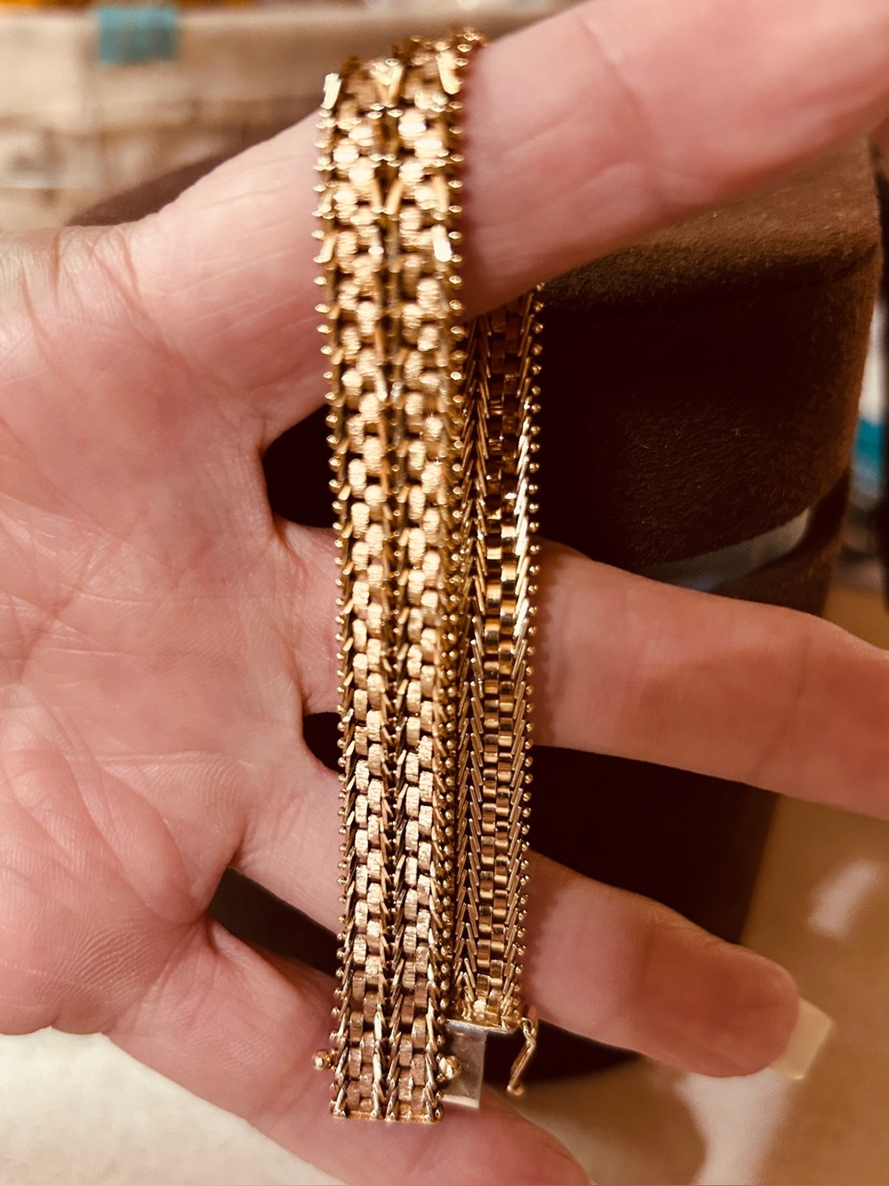 Women's  14Kt Rolex style bracelet